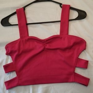 Hot Pink Crop Top